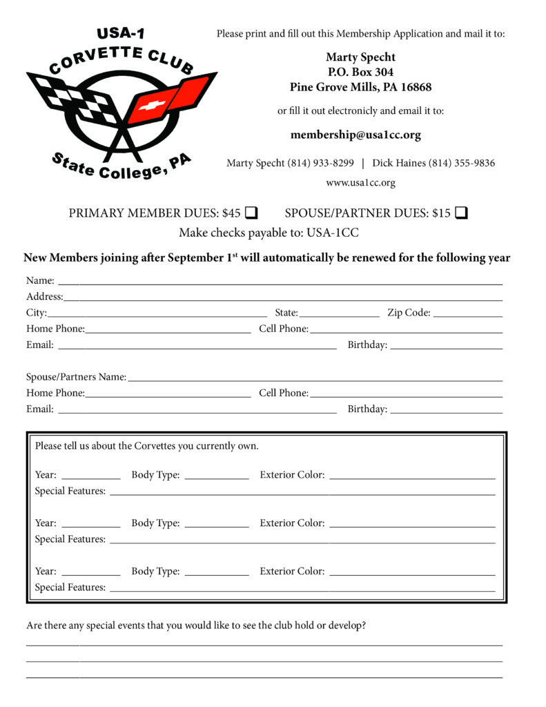 Membership Application